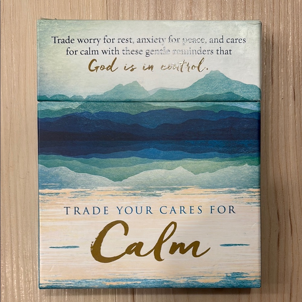 Trade Your Cares for Calm Inspirational Cards